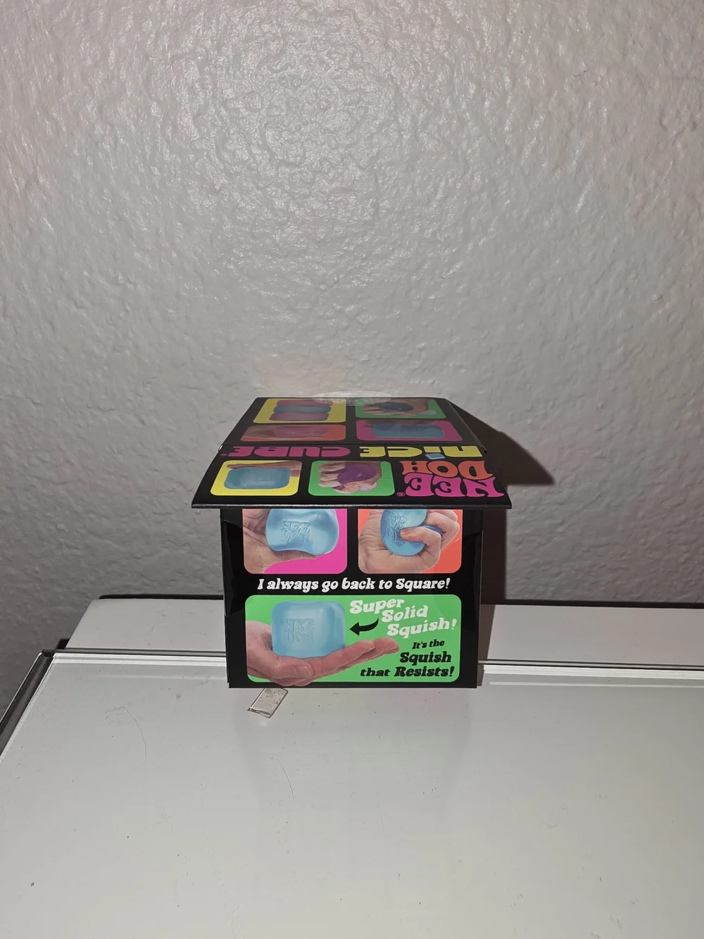 Nice Cube Pink Squish Toy